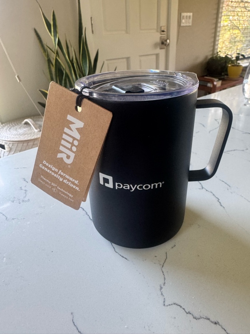 NWT Miir Black Insulated Mug w Lid
